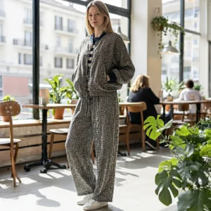 Pantalón Oversize Cuadros